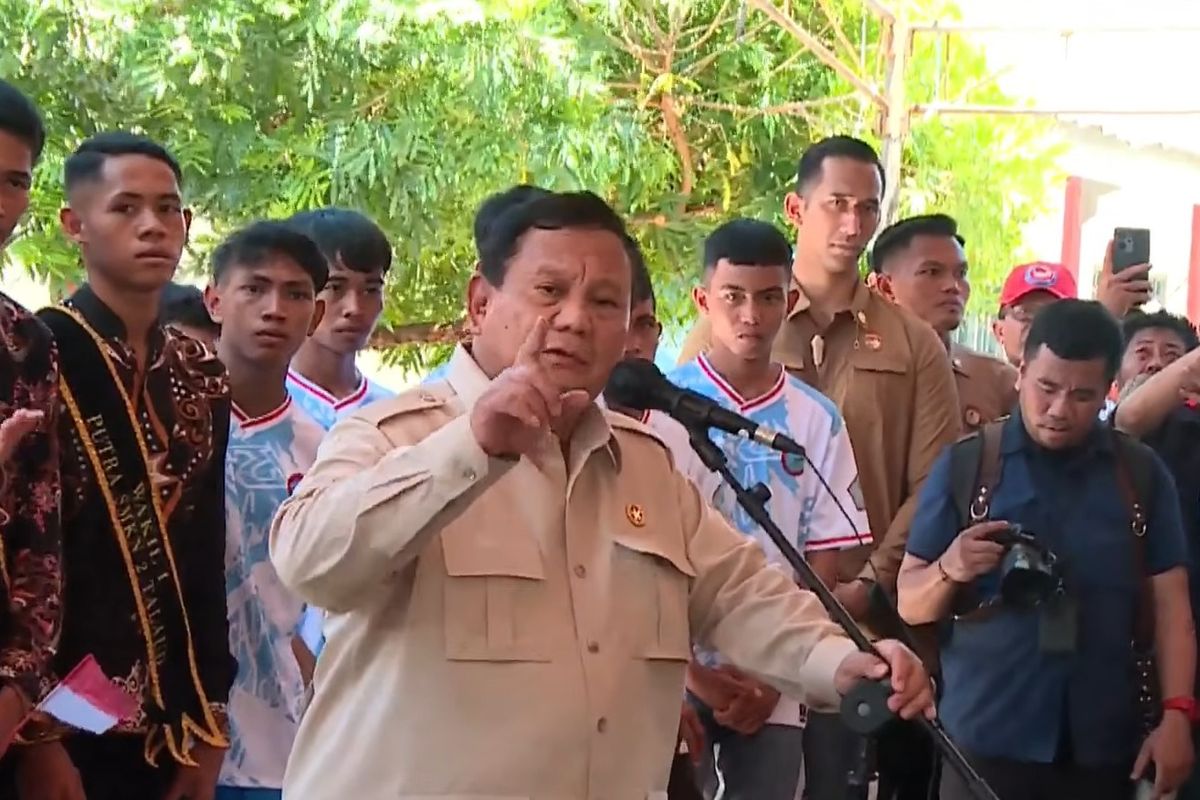 Prabowo Bangga Bisa Injakkan Kaki di Miangas Setelah Presiden Terdahulu