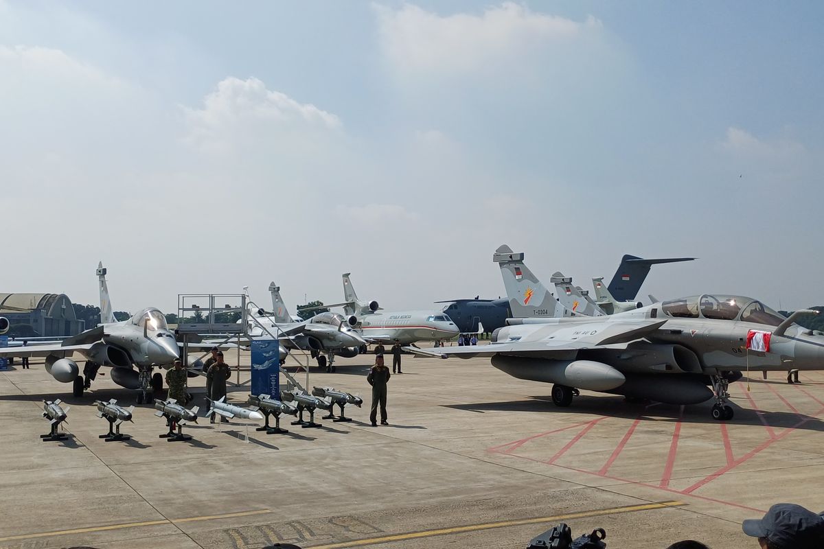 Prabowo Tunjukkan 11 Pesawat Baru Indonesia, Rafale dan Falcon Curi Perhatian