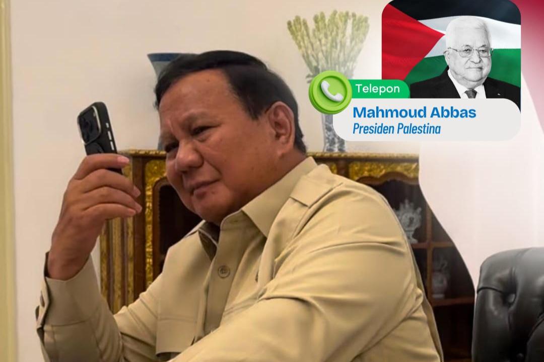 Presiden Palestina Hubungi Prabowo, Indonesia Konsisten Kawal Perjuangan Rakyat Palestina