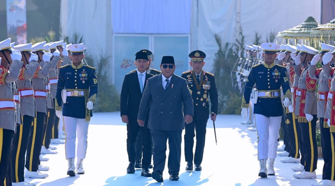 Presiden Prabowo Pimpin Upacara Peringatan ke-80 Hari Bhayangkara di Bogor