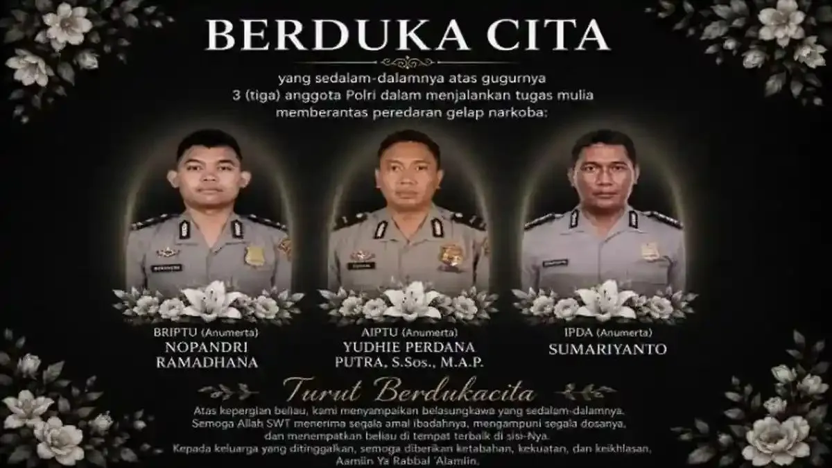 Menko Polkam: Gugurnya Tiga Personel Polri Saat Berantas Narkoba Jadi Teladan Penegak Hukum