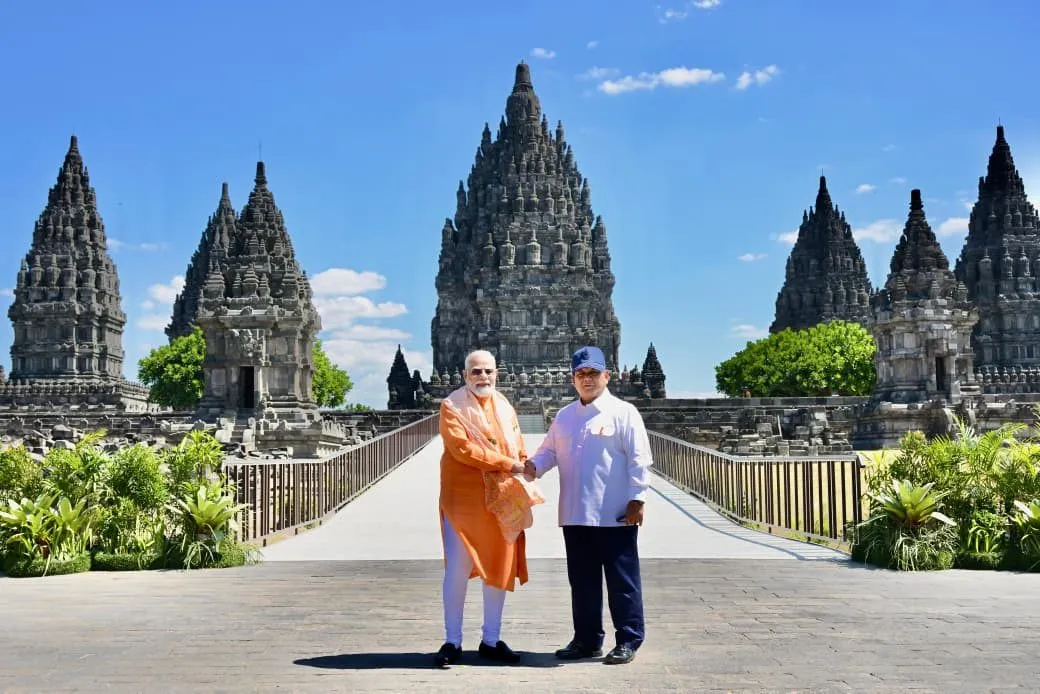 Prabowo dan PM Modi Sepakati Kerja Sama Konservasi Warisan Dunia di Candi Prambanan