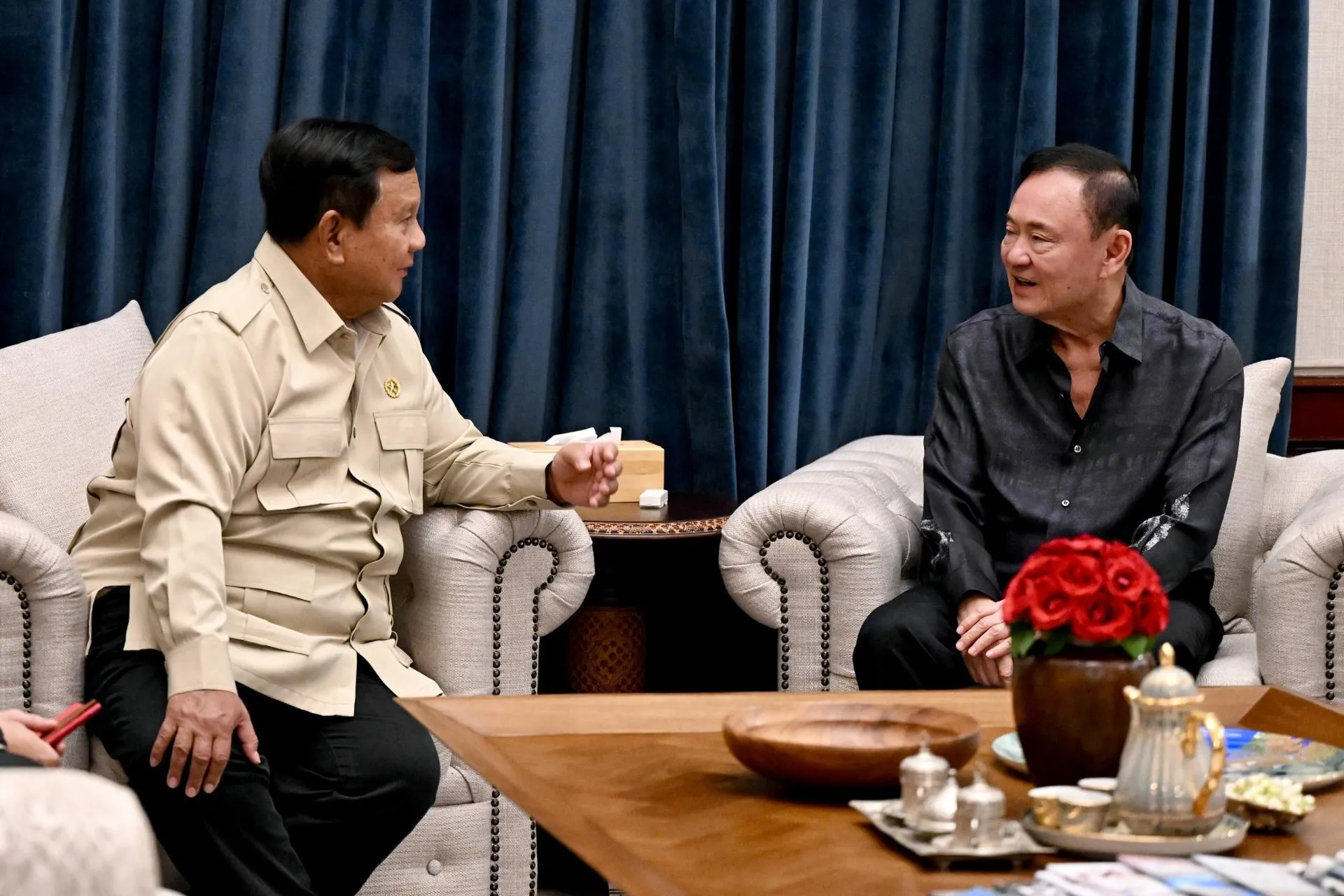 Pertemuan Hangat Prabowo dan Thaksin di Kertanegara, Soroti Stabilitas Kawasan hingga Tantangan Global
