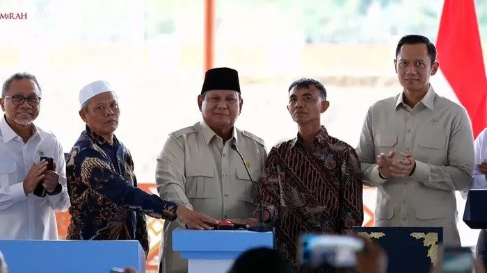 Prabowo Resmikan Bendungan di 5 Provinsi, Proyek Rp9,79 Triliun Siap Tingkatkan Produktivitas Pertanian