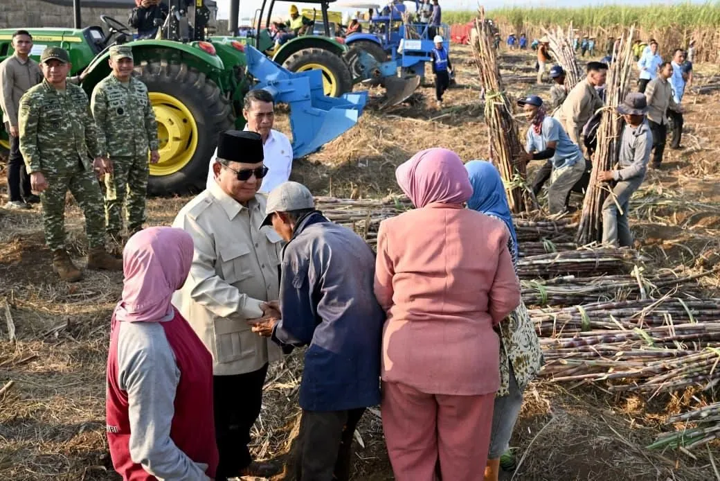 Di Hadapan Prabowo, Petani Tebu Malang Sampaikan Apresiasi atas Perhatian Pemerintah