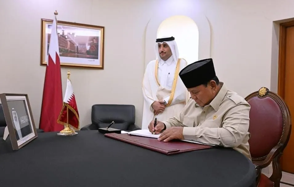 Presiden Prabowo Hadiri Penghormatan Terakhir bagi Mantan Emir Qatar di Jakarta