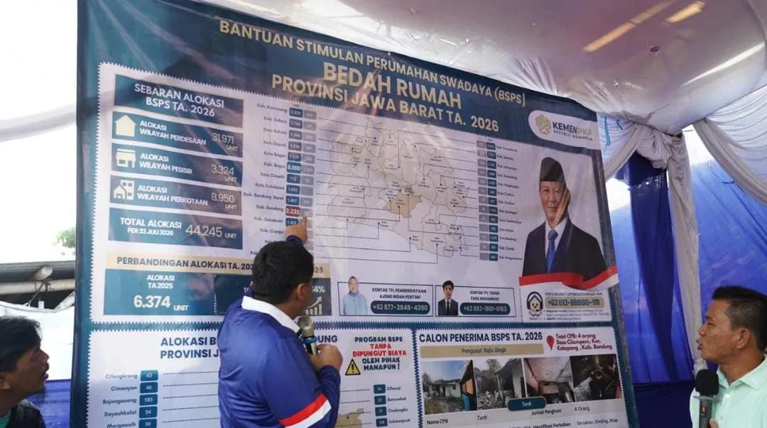 Percepat Program 3 Juta Rumah, Menteri PKP Maruarar Sirait Pastikan BSPS Tepat Sasaran dan Bebas Pungutan di Kabupaten Bandung