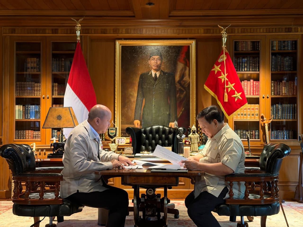Pertemuan Prabowo dan Menteri Investasi, Bahas Peta Jalan Hilirisasi di 13 Lokasi