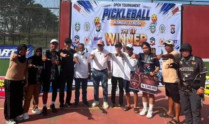 Open Tournament Pickleball Mamuju Tengah Resmi Ditutup Wakil Bupati, Dorong Pembinaan Atlet Daerah