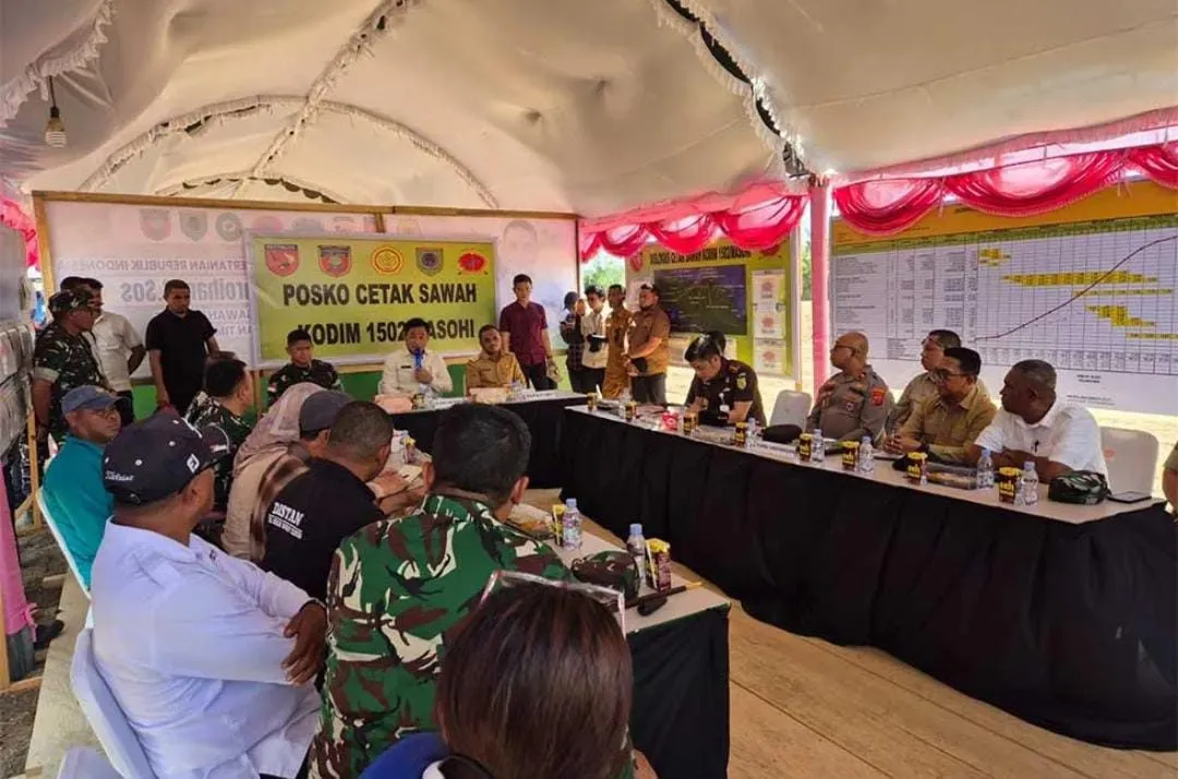 Irjen Kementan Tinjau Cetak Sawah di Maluku, Dorong Percepatan Tanam Musim Kedua