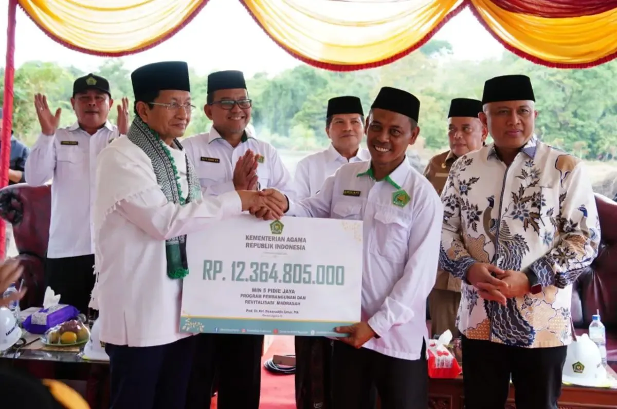 Kemenag Bangun Kembali MIN 5 Pidie Jaya Pascabanjir
