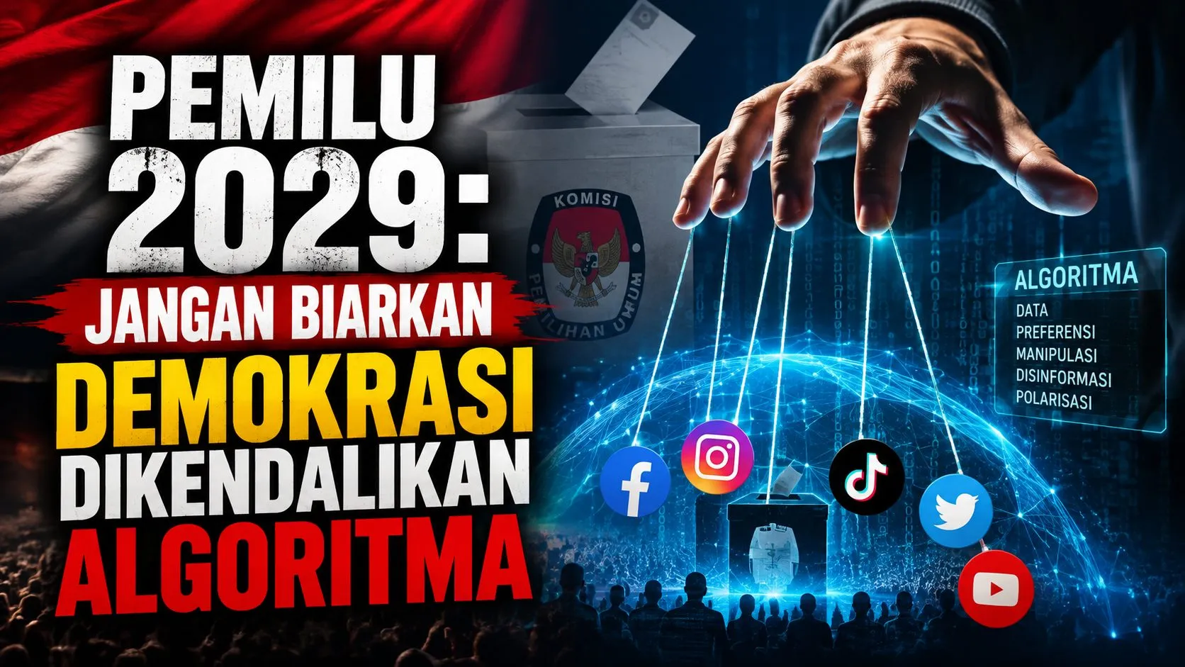Pemilu 2029: Jangan Biarkan Demokrasi Dikendalikan Algoritma