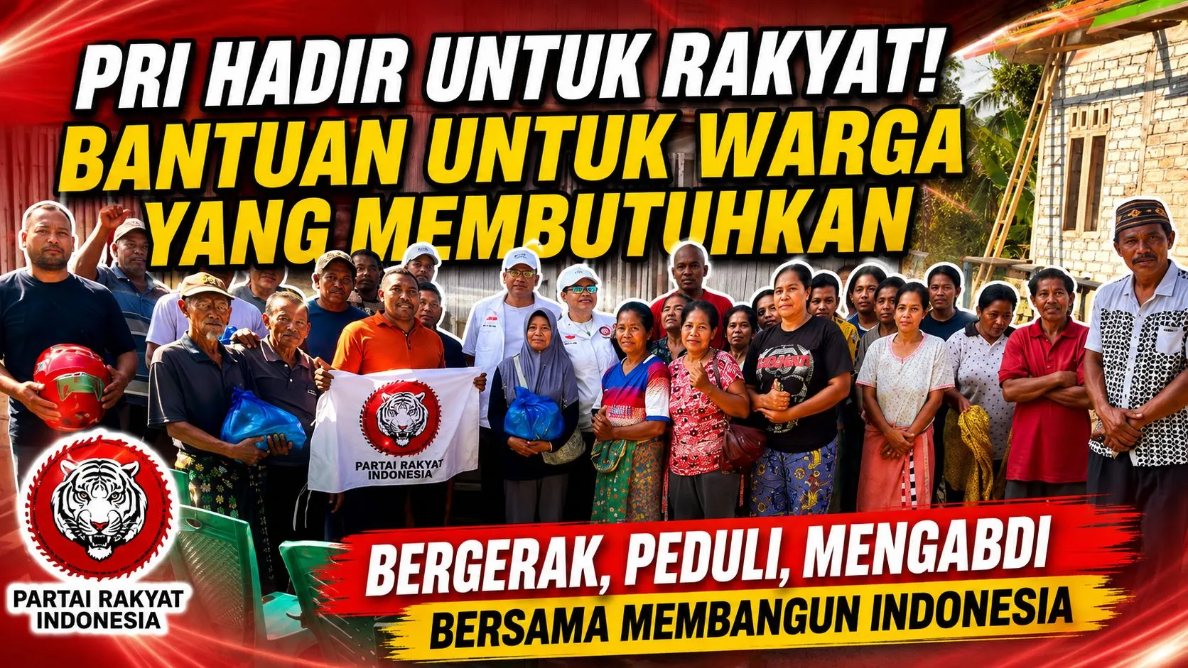 Peduli Korban Gempa Nagekeo, PRI Salurkan Bantuan ke Pengungsian Desa Ulupulu 1