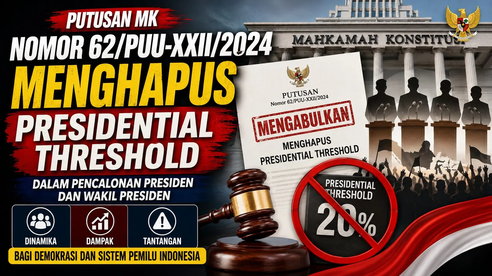Presidential Threshold: Dinamika Ambang Batas Pencalonan Presiden dalam UU Pemilu dan Putusan MK