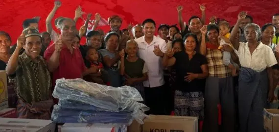 AMRI Salurkan Bantuan Kemanusiaan untuk Korban Bencana Alam di Pong Umpu, NTT