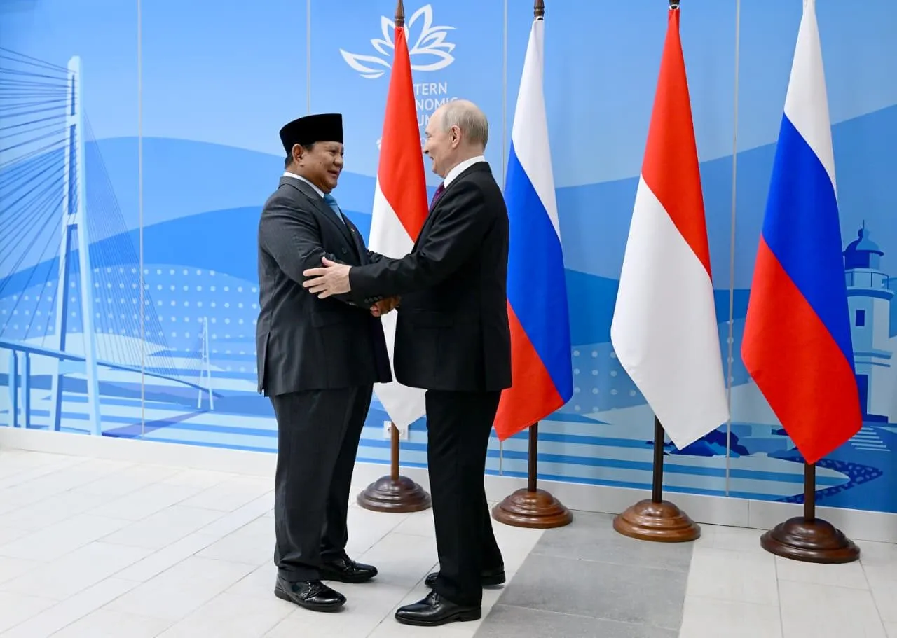Putin Tegaskan Indonesia Mitra Kunci Rusia di Asia-Pasifik, Prabowo Dorong Kerja Sama Maritim