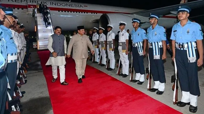 Prabowo Tiba di India, Indonesia Perkuat Peran di KTT BRICS ke-18