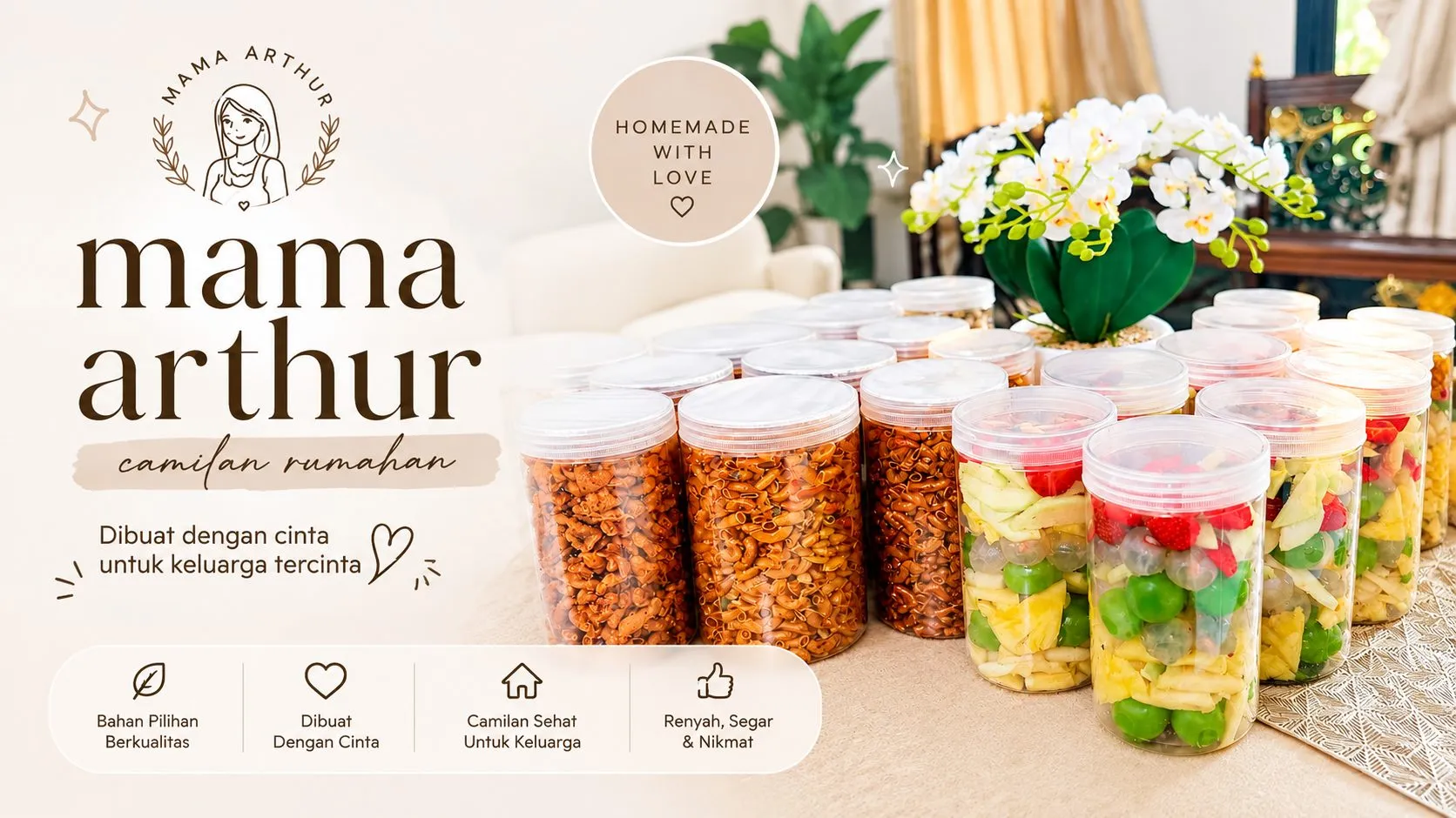 Cemil Arthur Hadirkan Aneka Snack dan Asinan Kekinian, Cocok untuk Teman Santai