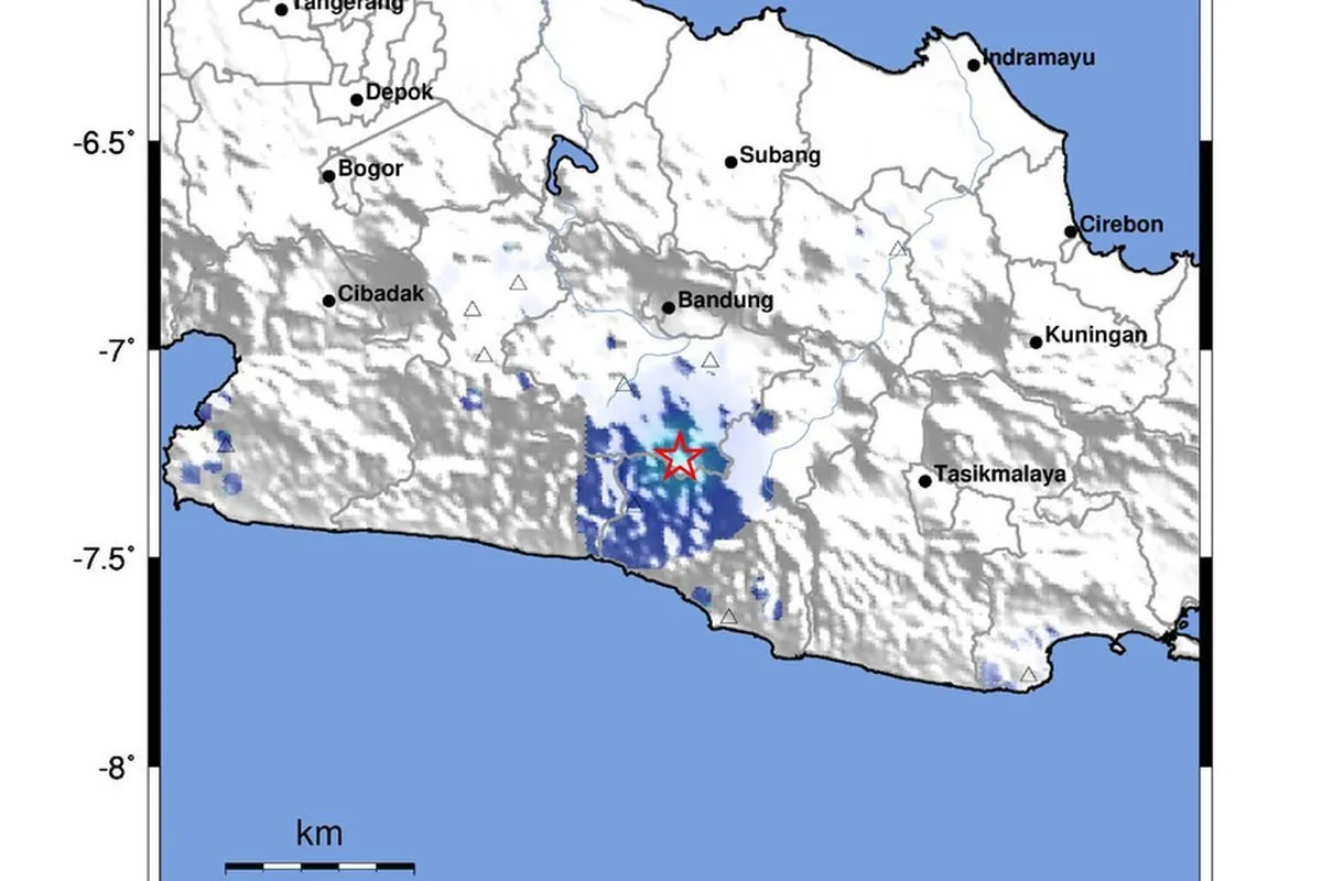 118 Gempa Guncang Bandung, BMKG: Sumbernya Belum Terpetakan