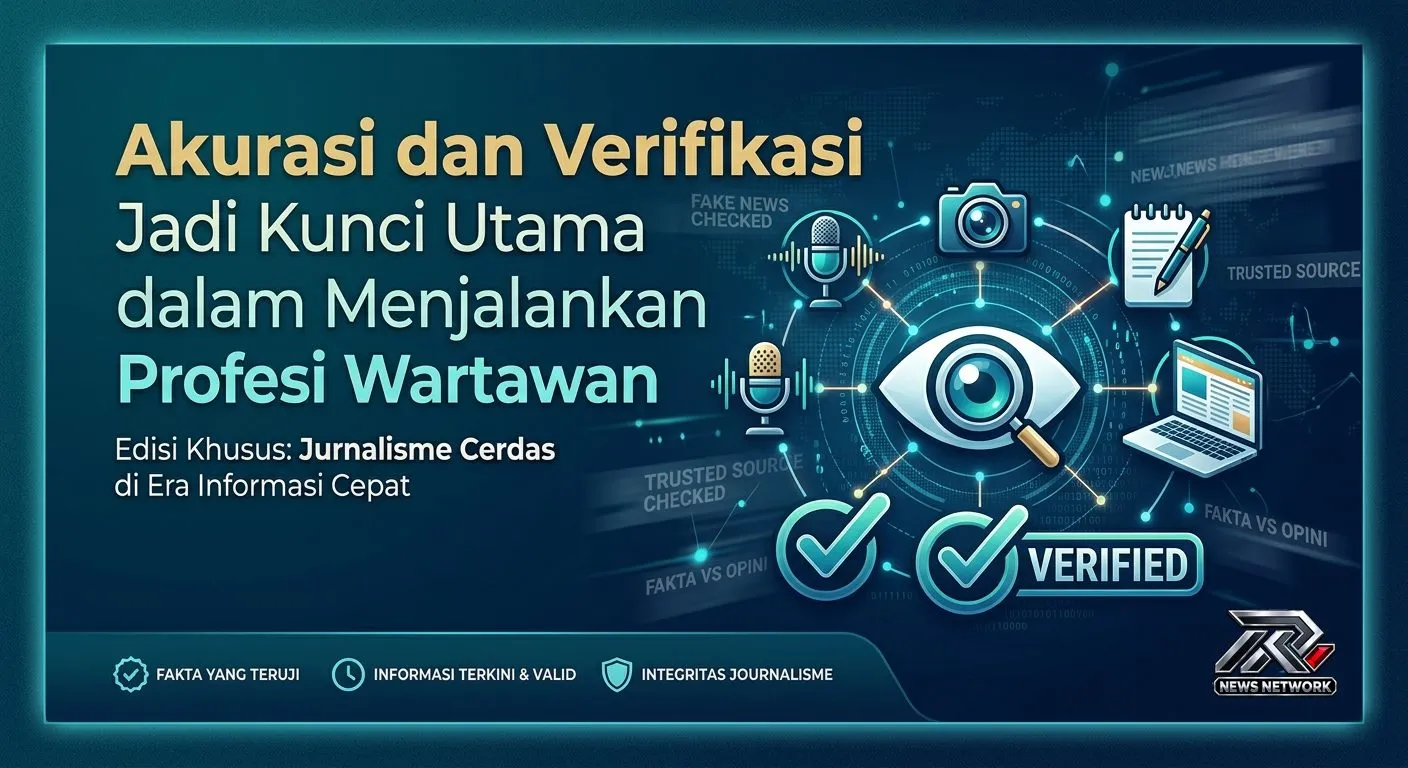 Akurasi dan Verifikasi Jadi Kunci Utama dalam Menjalankan Profesi Wartawan