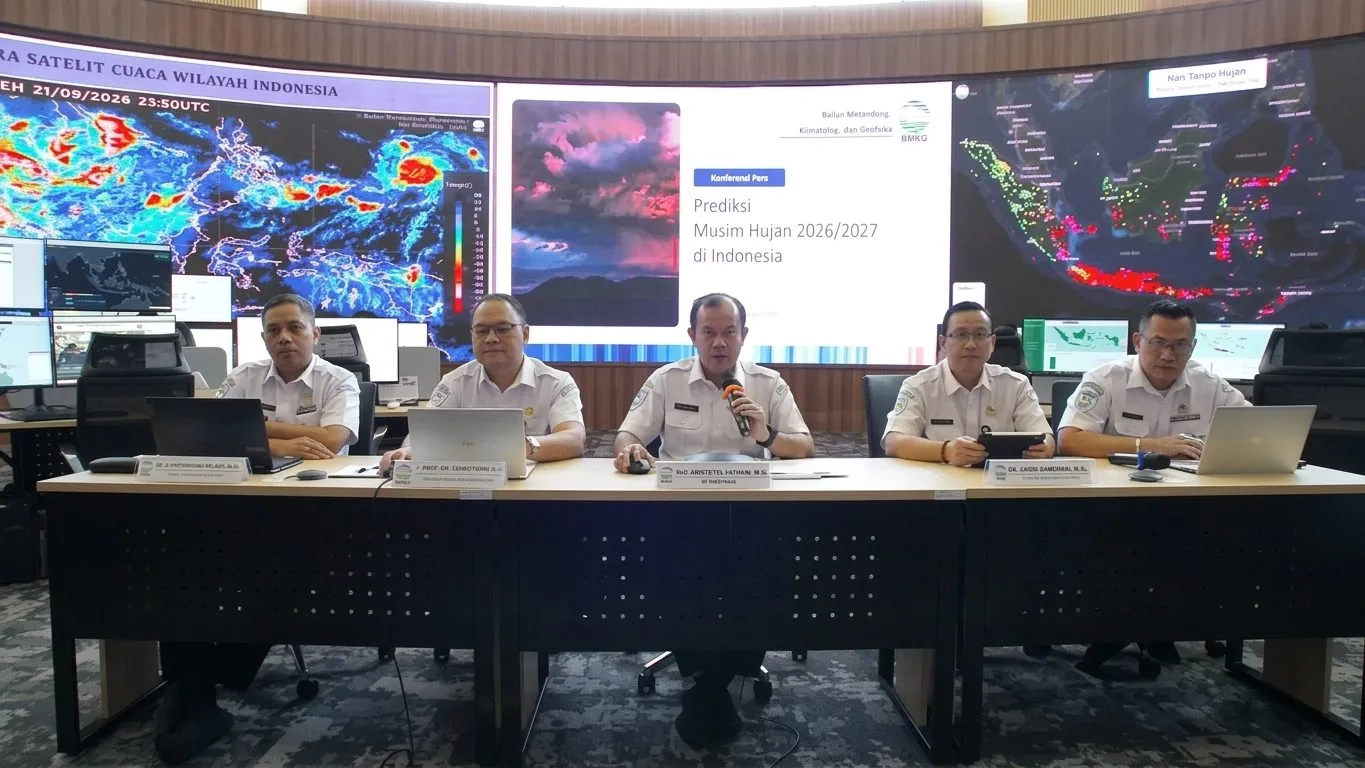 BMKG Prediksi Musim Hujan 2026/2027 Datang Lebih Lambat, Ini Penyebabnya