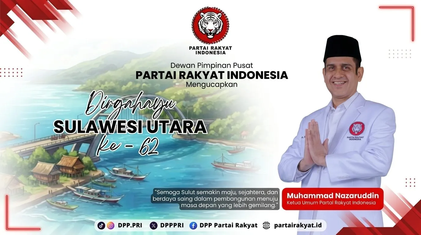 Partai Rakyat Indonesia Rayakan Dirgahayu Sulawesi Utara ke-62: Menuju Masa Depan Gemilang