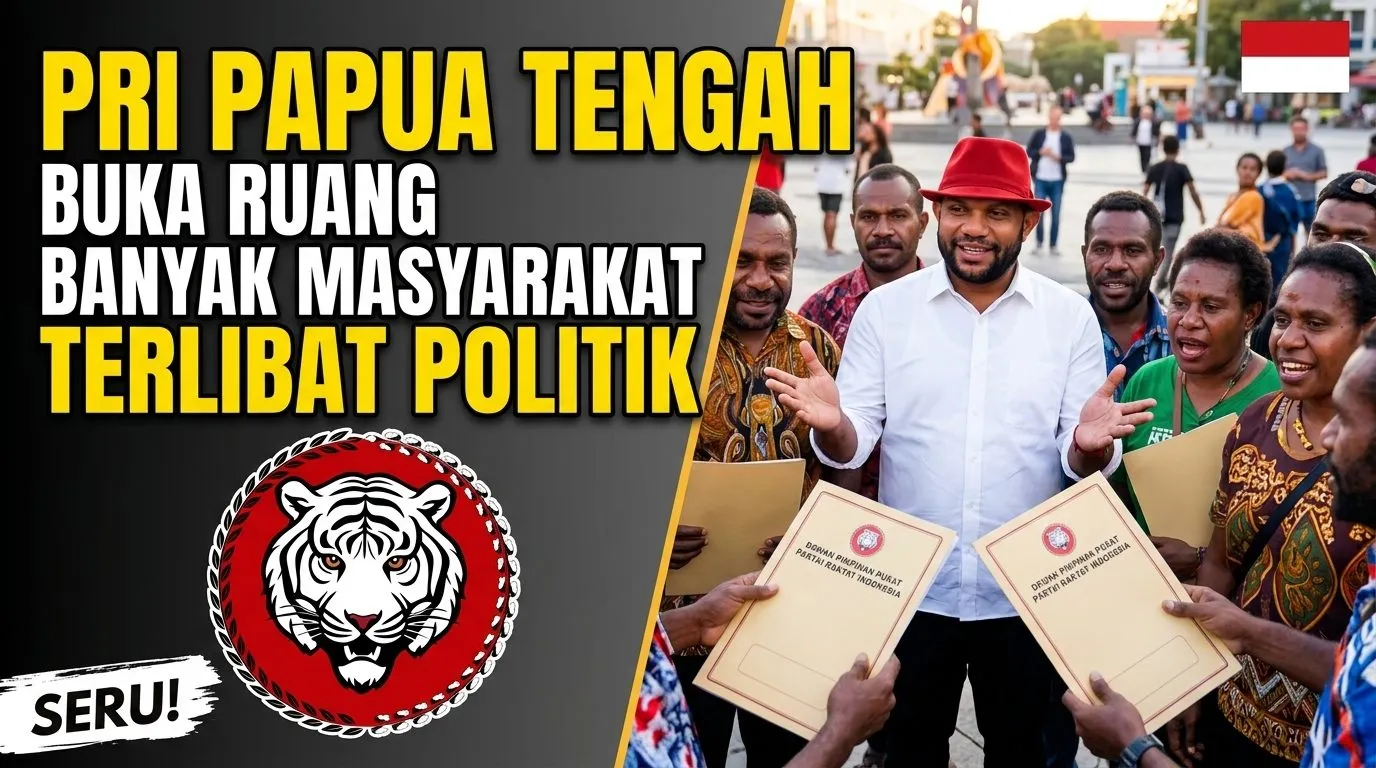 PRI DPD Papua Tengah Buka Ruang bagi Masyarakat untuk Terlibat dalam Politik