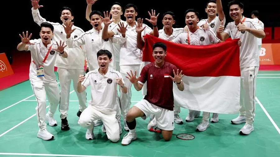 Indonesia Raih Emas Pertama Asian Games 2026, Tim Bulu Tangkis Putra Taklukkan China 3-2